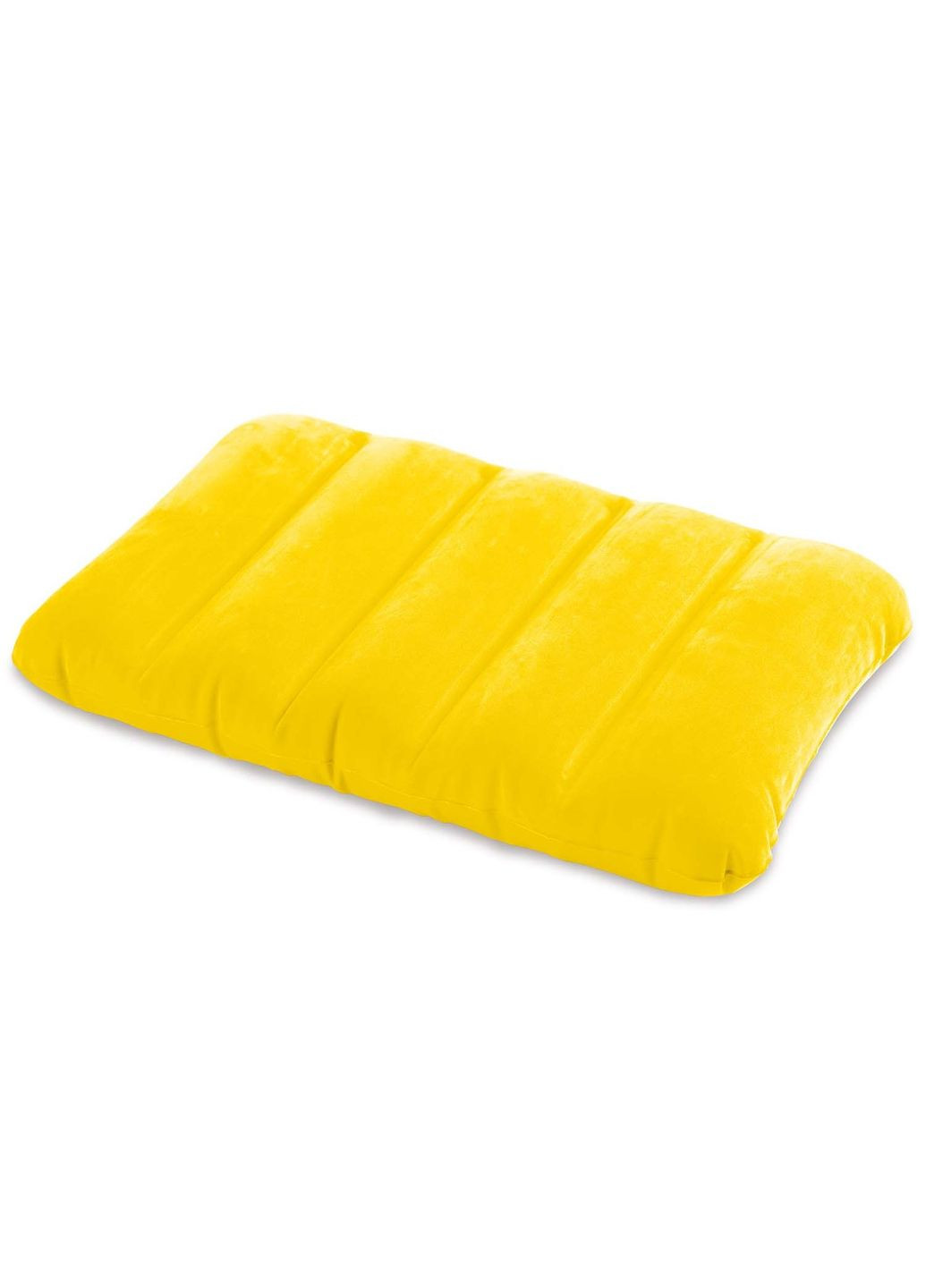 Подушка надувна 68676 43x28x9 см, жовта Intex (332202215)