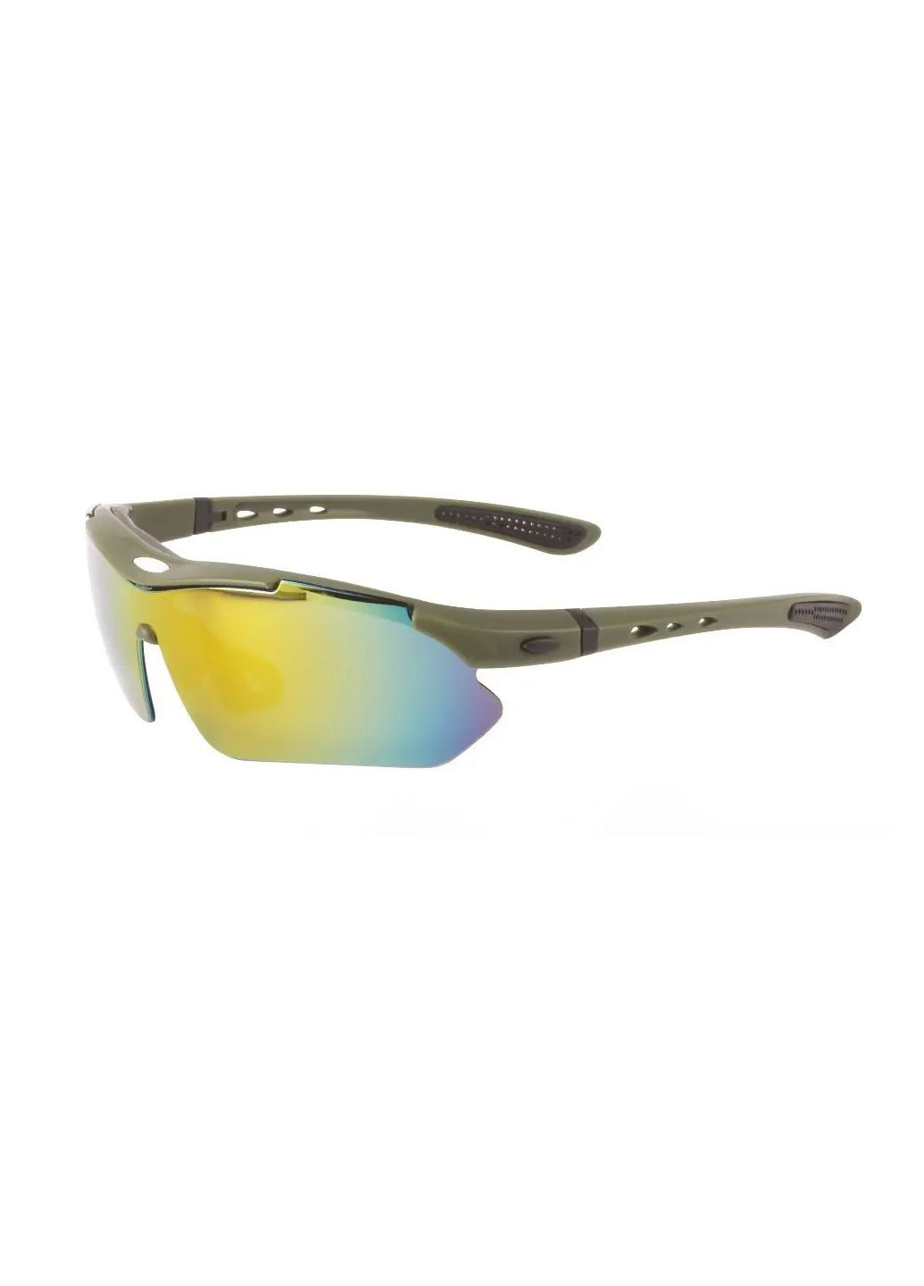 Защитные очки тактические олива 0089 с поляризацией 5 линз One siz+ Oakley (280826712)