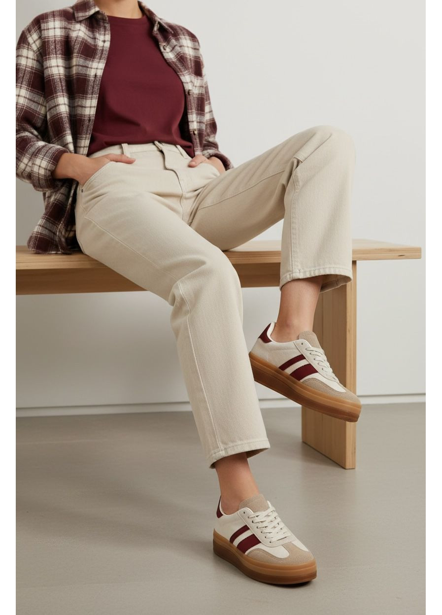 Кросівки жіночі. Кеди жіночі No Brand бежеві всесезони (369164863)