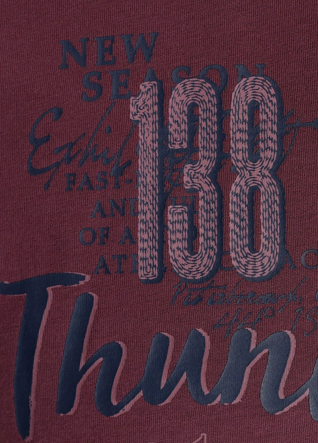 Бордовая футболка Man's World