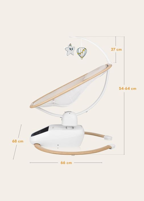 Кресло-качели OLIVIA BEIGE NATURAL Lionelo (336383320)