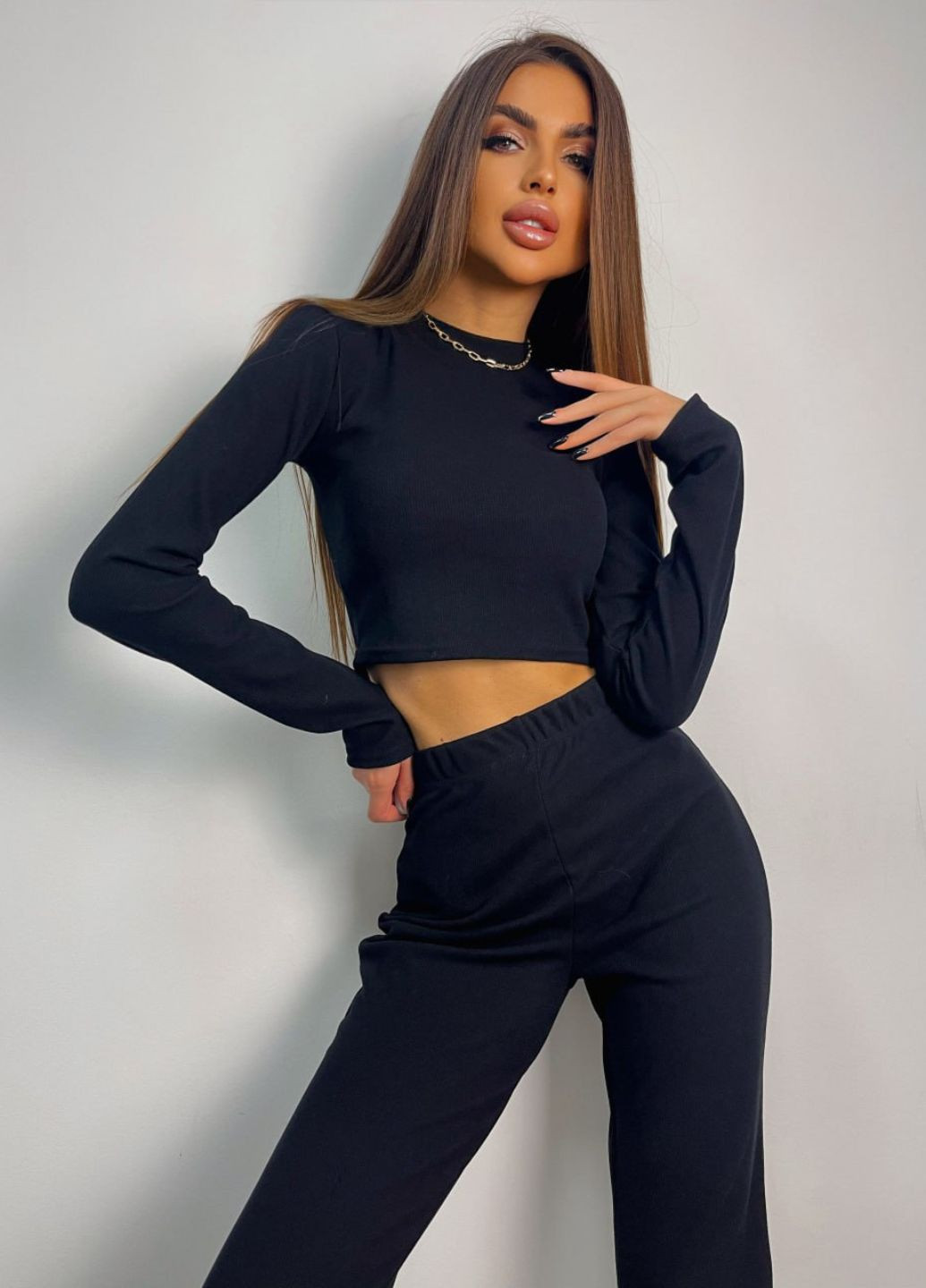 Костюм: топ з довгим рукавом та штани Allthings (322605258)