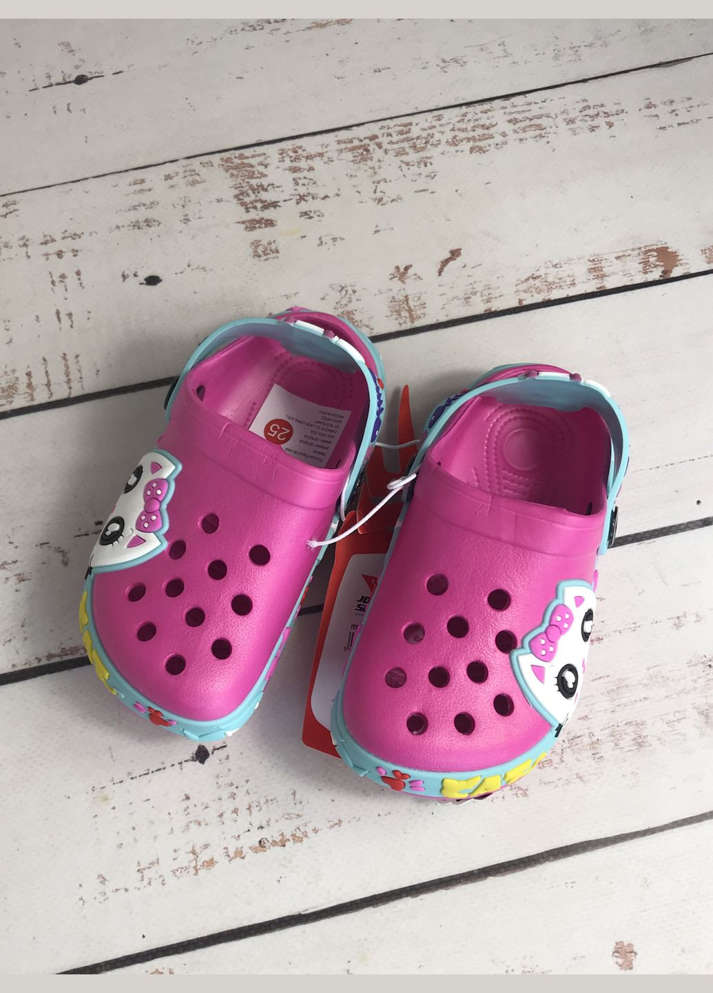 Крокси сабо дитячі для дівчинки Рожевий (125) Jomix (340113351)