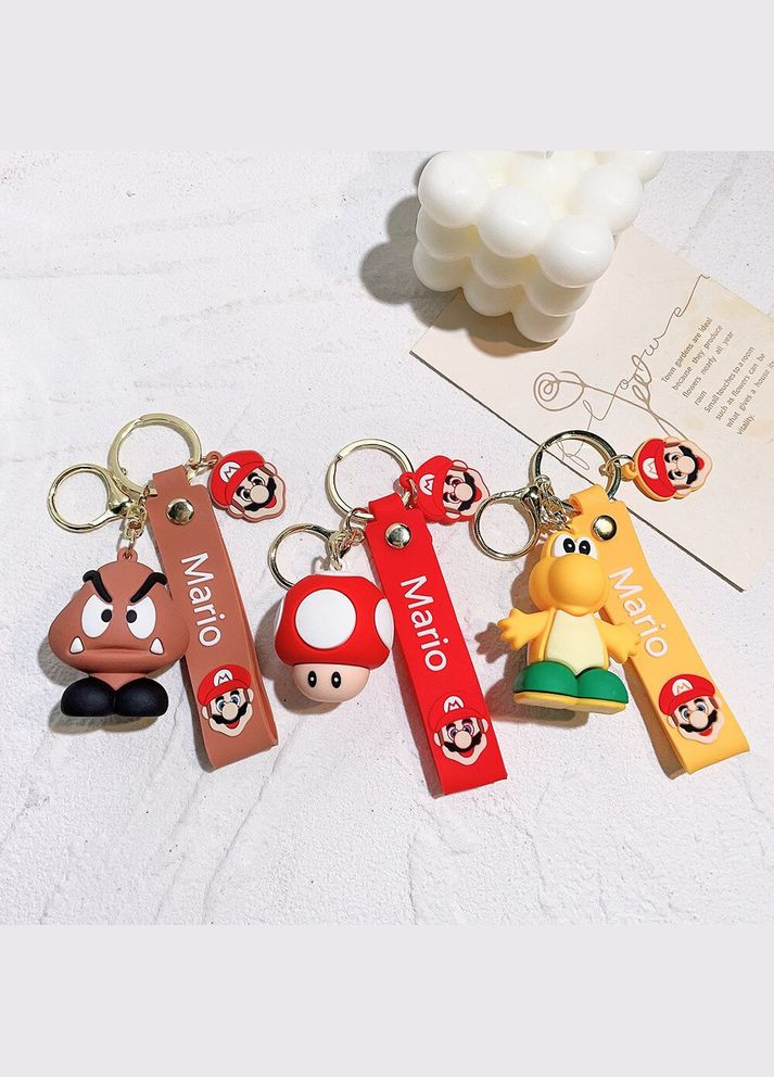 Брелок Купа Трупа Koopa Troopa Супер Маріо Super Mario фігурка іграшка для ключів, рюкзака, сумки 6 см Shantou (296266780)