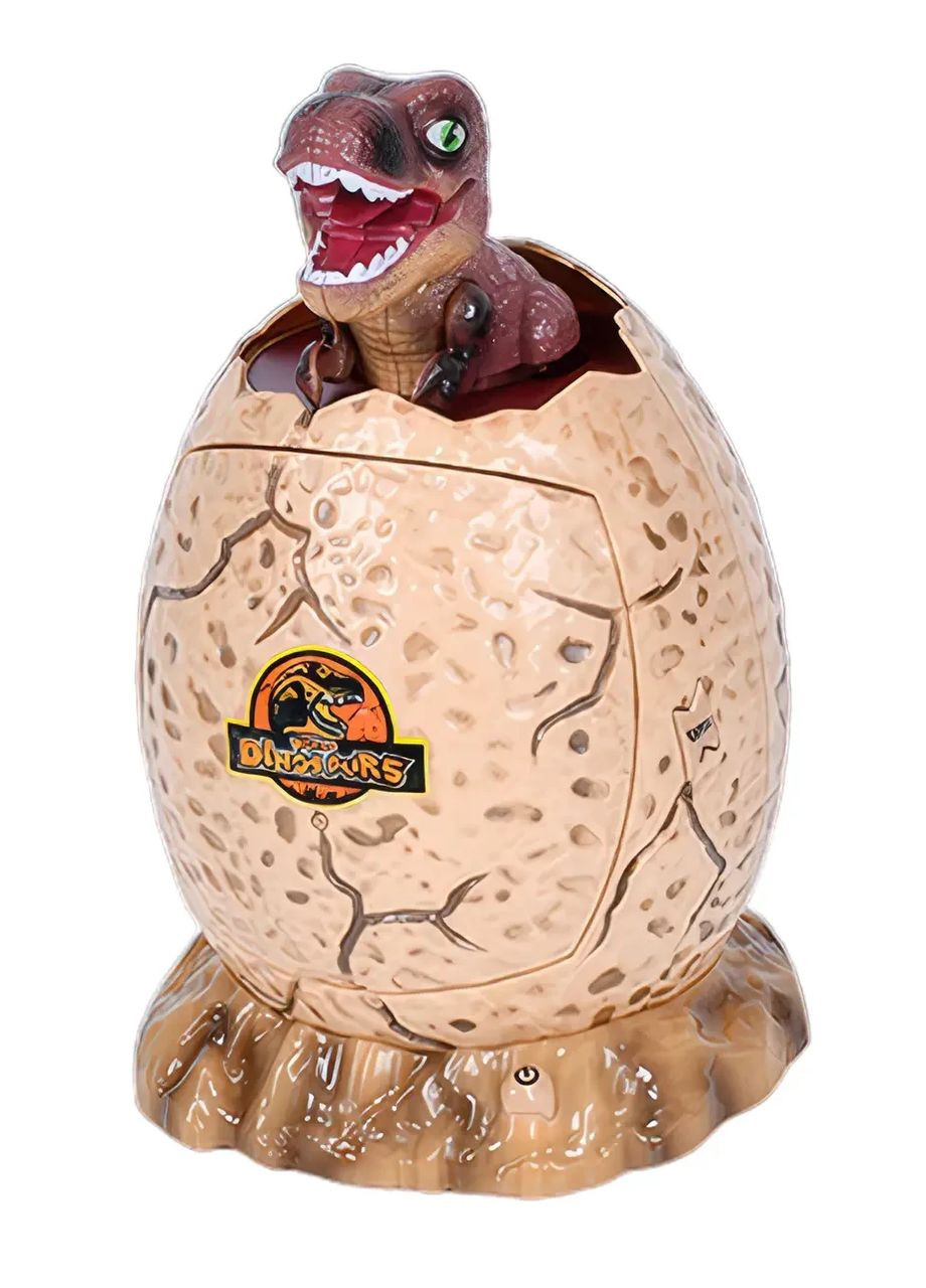 Сейф-копилка Детская со звуковыми и световыми эффектами Яйцо с динозавром No Brand (357490370)