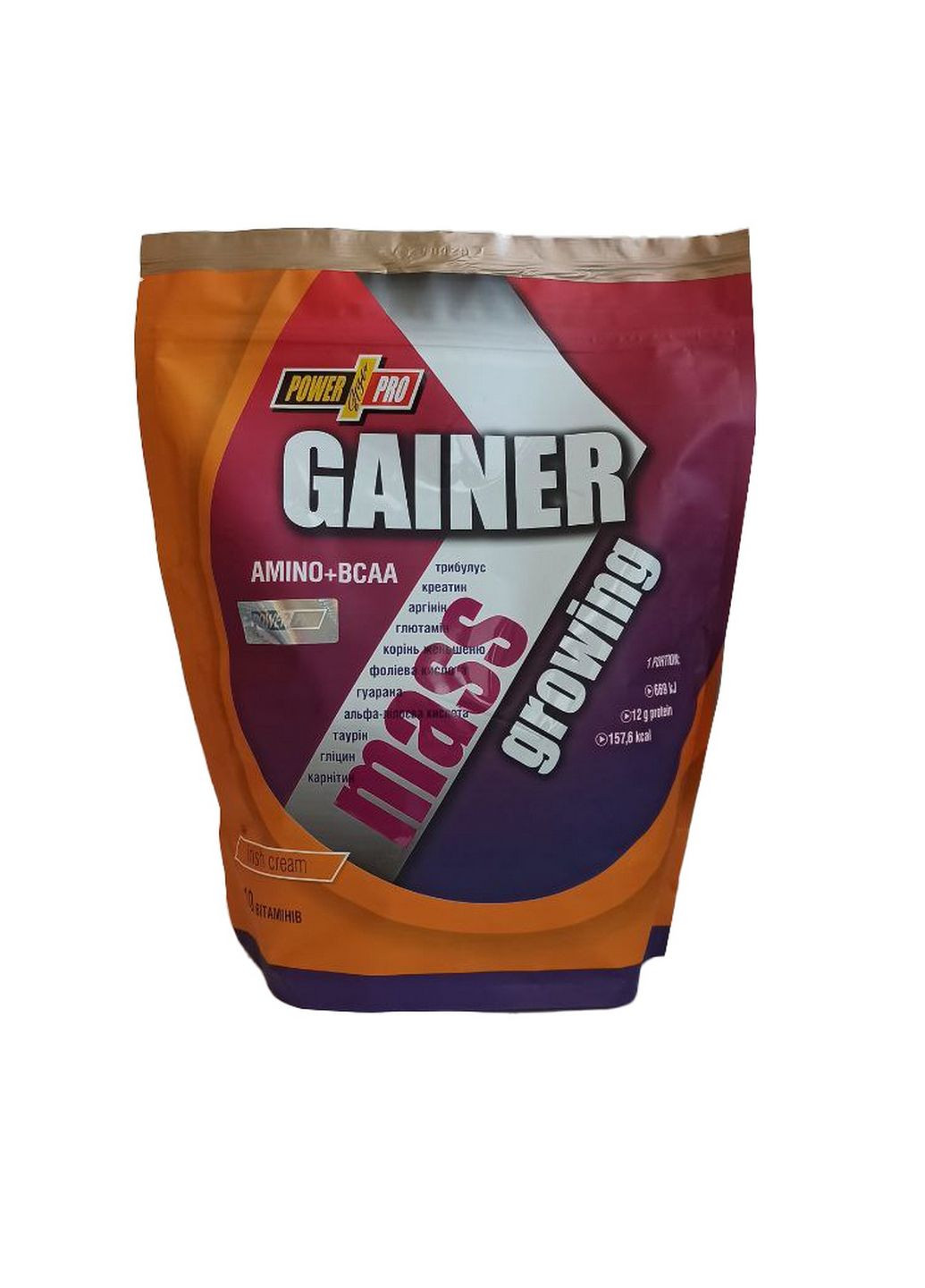 Гейнер Gainer, 2 кг Ірландський крем Power Pro (293342747)