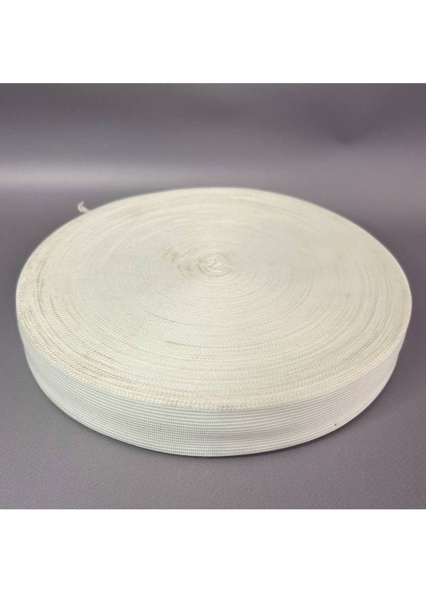 Тесьма окантувальна (лямівка) 30мм/100м тип 4 білий Plus-plus (354799008)