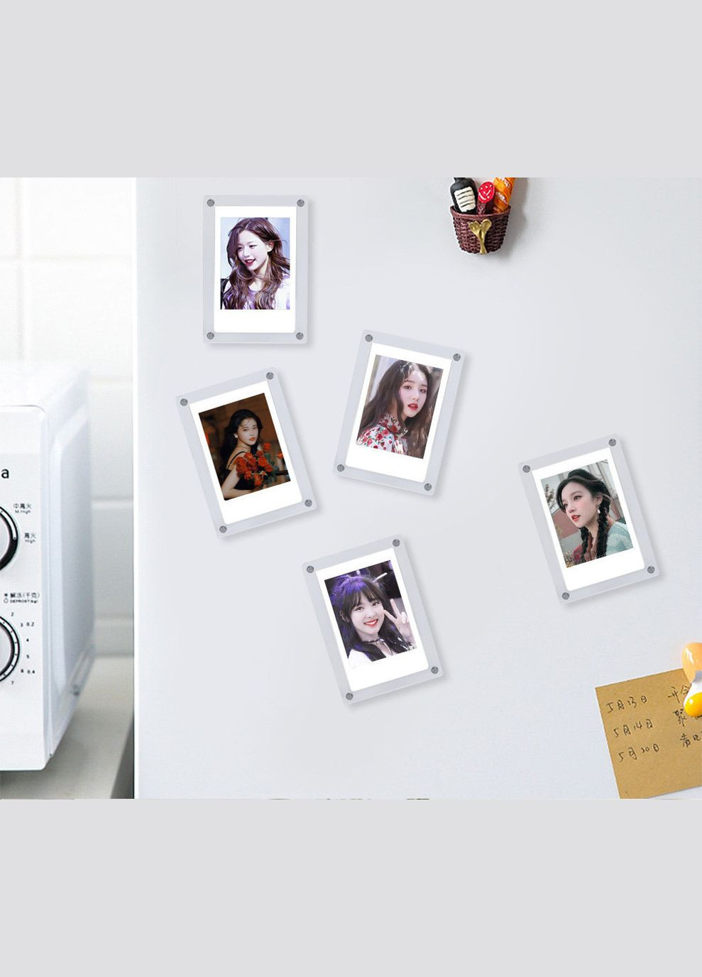 Фоторамка магнитная на холодильник (1 шт прозрачная) для Instax Mini Fujifilm (329191971)