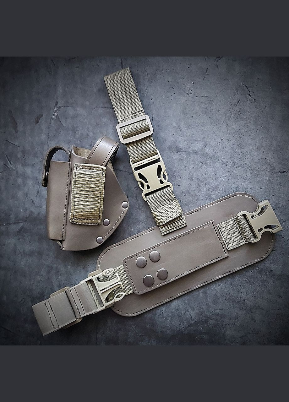 Шкіряна кобура поясна для прихованого носіння під ФОРТ 12/17 | чорна (двостороння) No Brand (339621513)