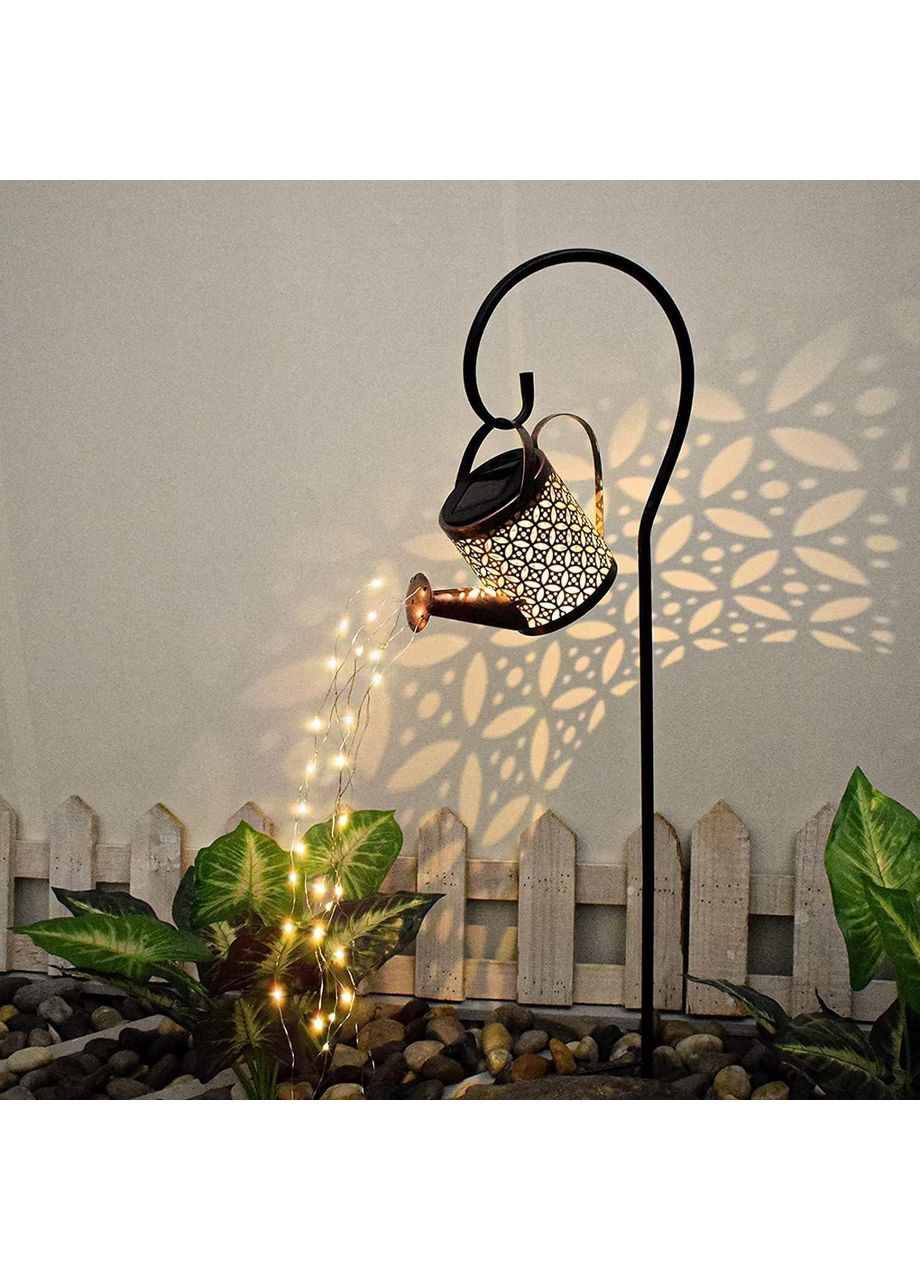 Садовый декоративный фонарь ShowTime чайник на солнечной батарее. No Brand (366304097)