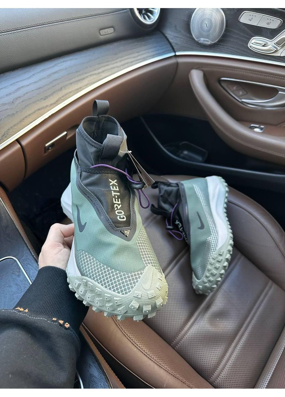 Сірі Осінні кросівки чоловічі nike acg mountain fly gtx ‘clay green найк асж маунс флай No Brand