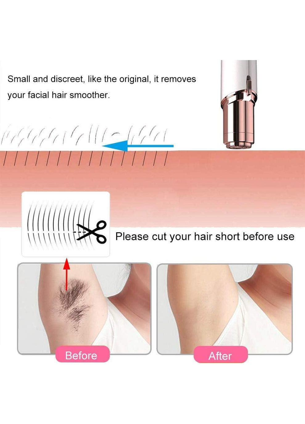 Набір змінних насадок Gogdod 6 шт для тримера Single Halo для видалення волосся (бронзовий) No Brand (300657579)