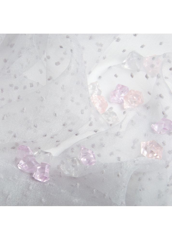 Тканина органза напівпрозора 25 г/м2 145 см легка для платтів, декору, вечірніх і карнавальних костюмів сіра IDEIA (365301296)