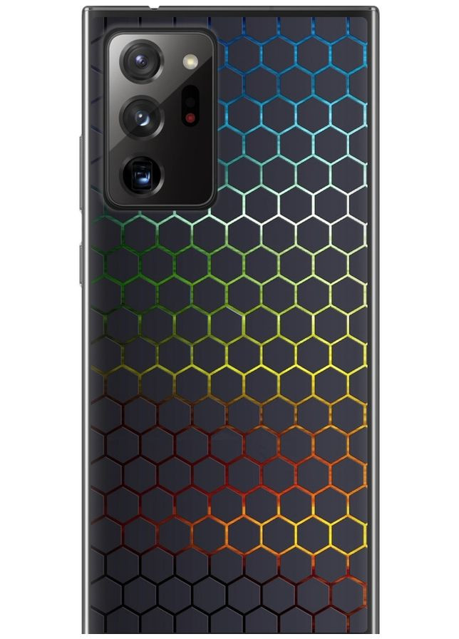 Силиконовый чехол 'Переливающиеся соты' для Endorphone Samsung Galaxy Note 20 Ultra (332995968)