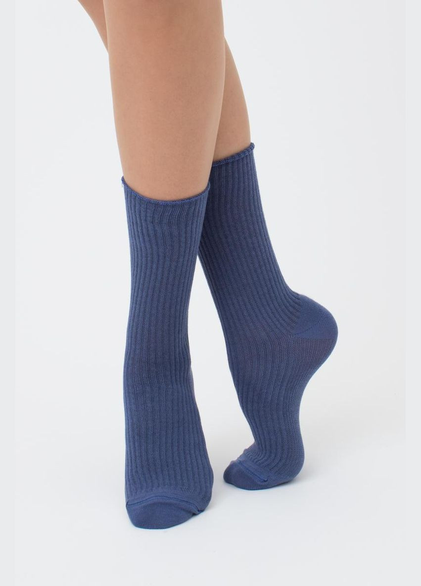 Шкарпетки жіночі високі в рубчик black 36-40 размір Giulia ws4 rib (289869419)