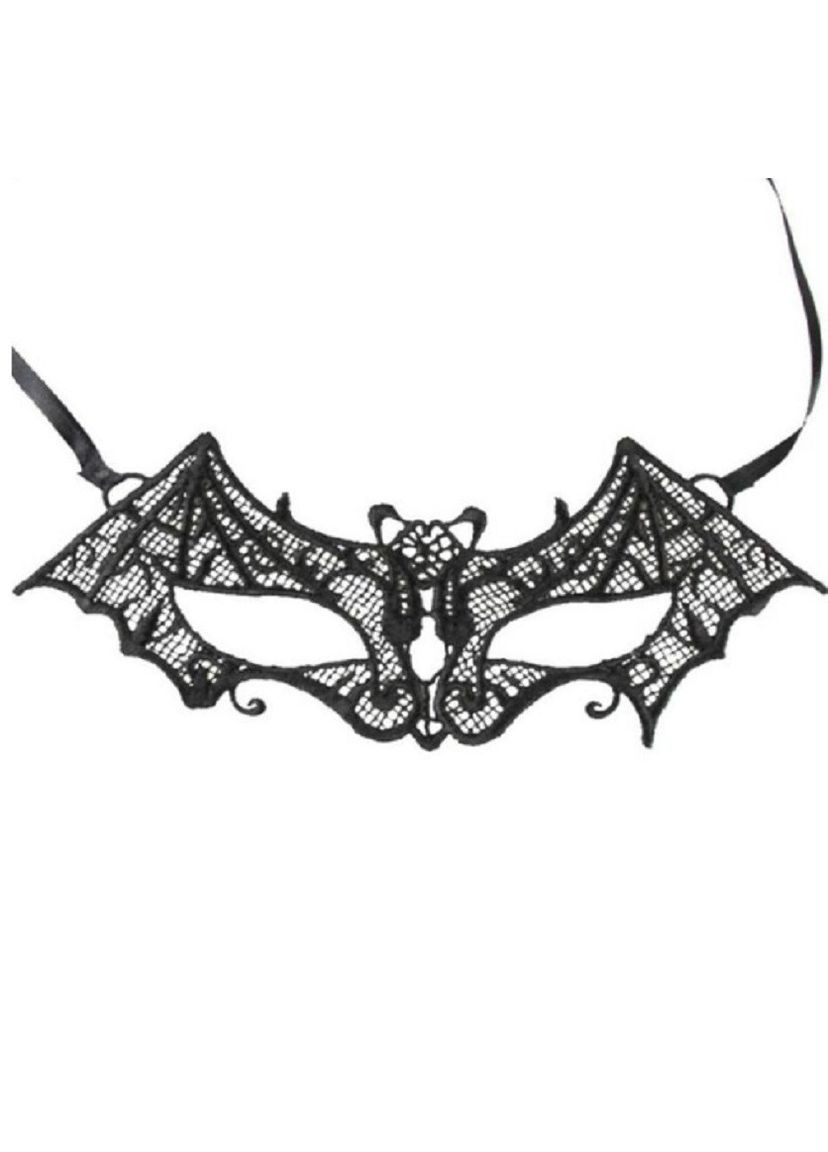 Маска маскарадна Кажан one size чорний No Brand (362267960)