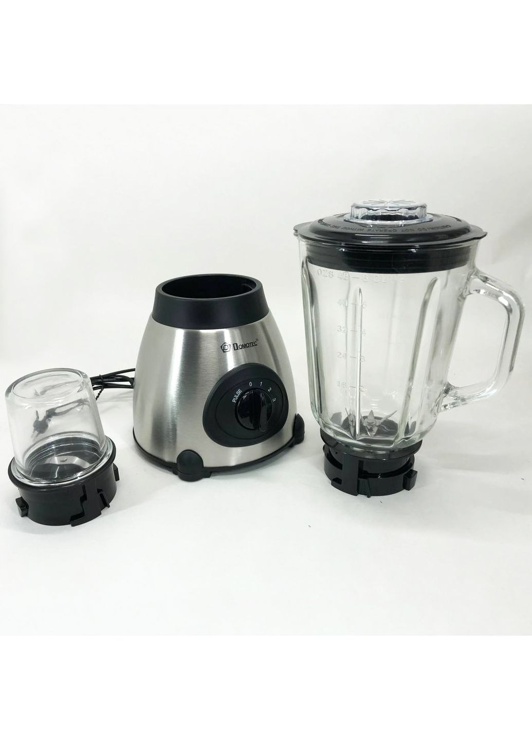 Блендер MS-6609/5699 з кавомолкою стаціонарний на 1.5л 1000 Вт, блендер для смузі, електричний YX-27 Domotec (385437579)