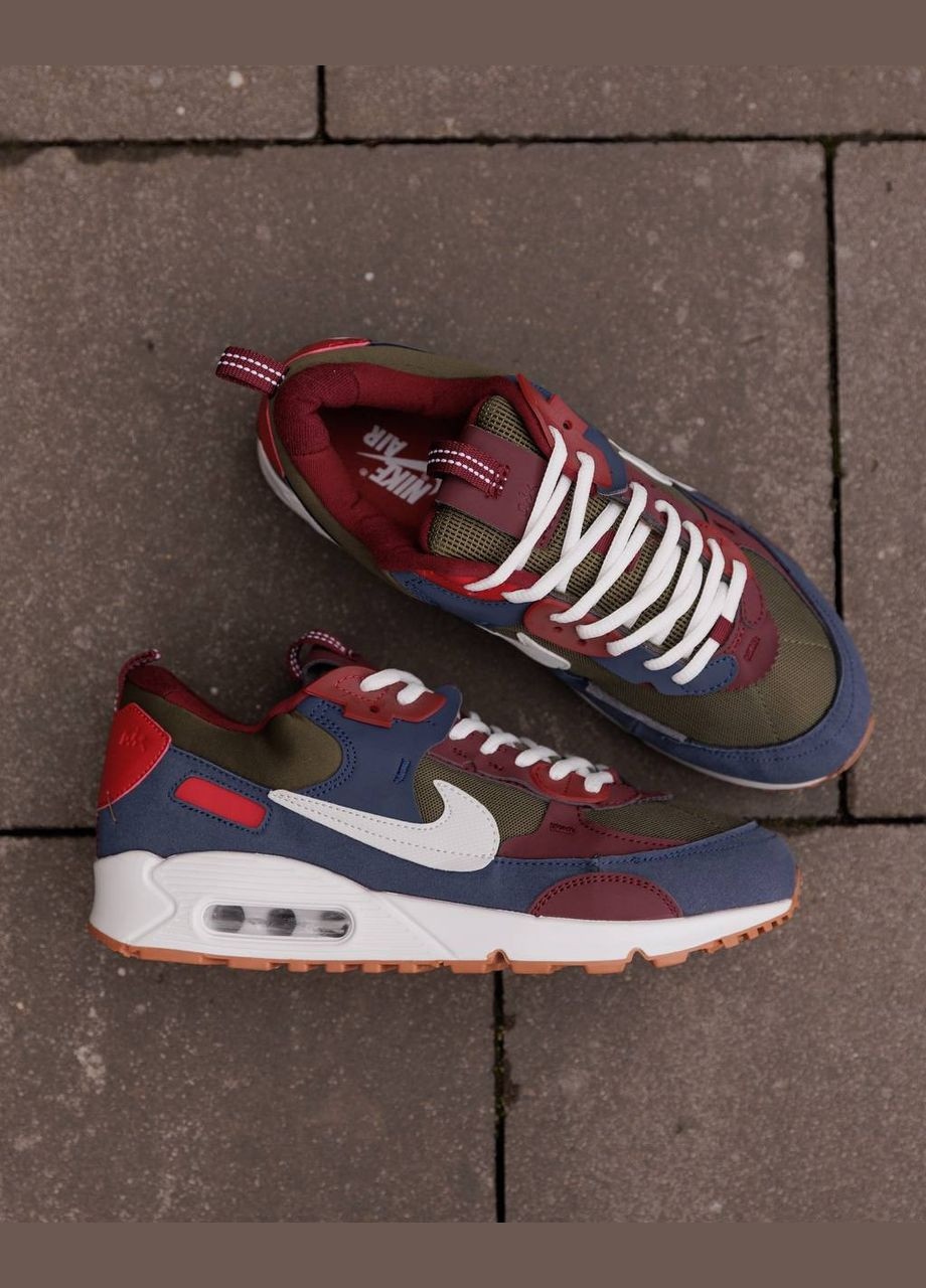 Синие демисезонные мужские кроссовки No Brand