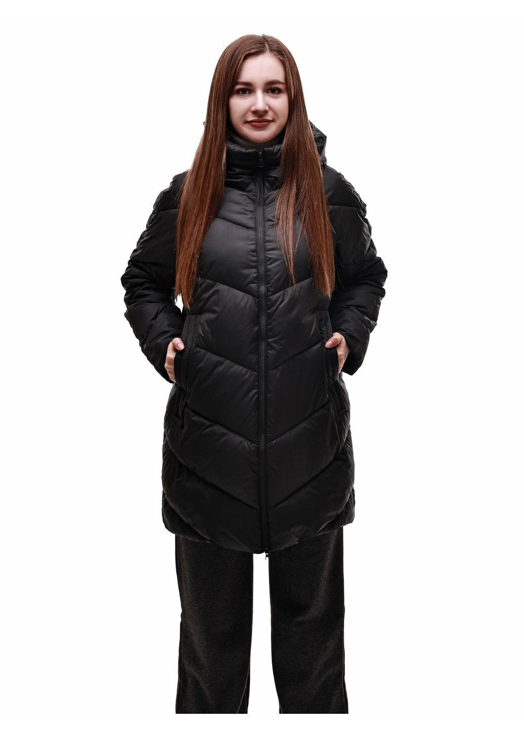 Чорна куртка демісезонна жіноча No Brand