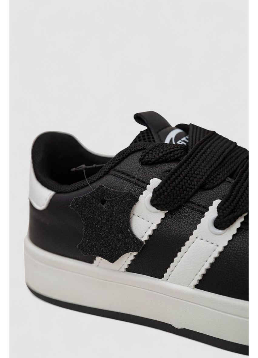 Кросівки жіночі шкіра Sport Line чорно-білі демісезони (356078362)