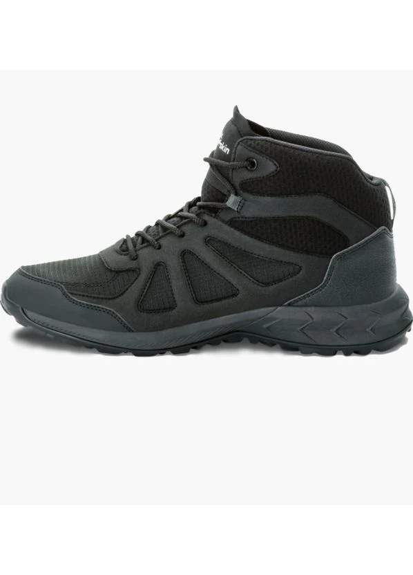 Чорний демісезонний черевики woodland 2 texapore black 4051261-6000 Jack Wolfskin