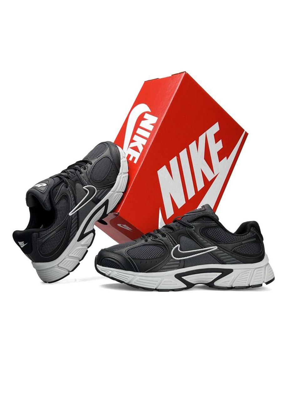 Серые кроссовки мужские nike No Brand V5 RNR Black Grey