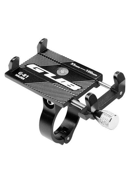 Тримач для смартфонів G-81, алюміній, чорний (HFS-011) GUB (369784662)