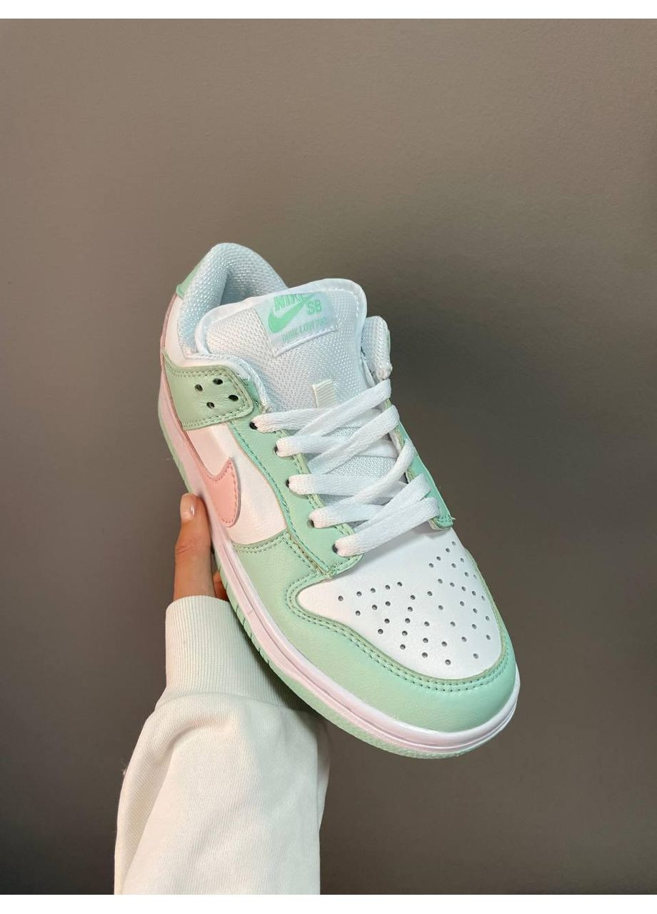 Рожеві Осінні кросівки чоловічі nike sb dunk low mint pink найк сб данк No Brand