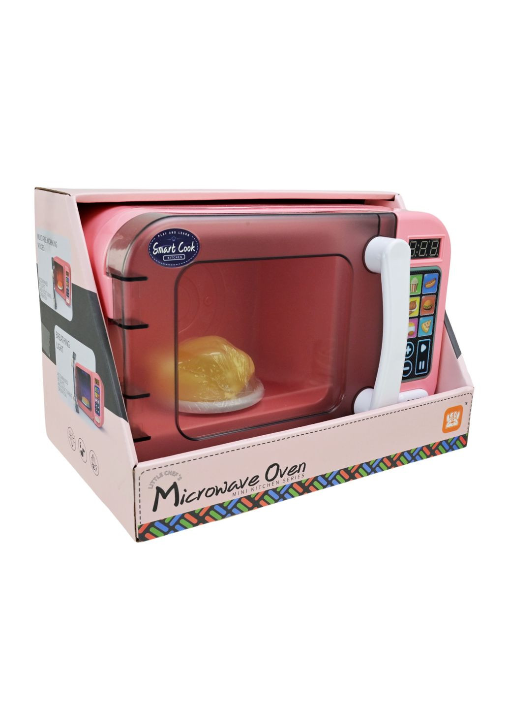 Мікрохвильова піч LD-883A/B, сенсорне управління,в коробці (6981453400118) Рожевий No Brand (313032291)