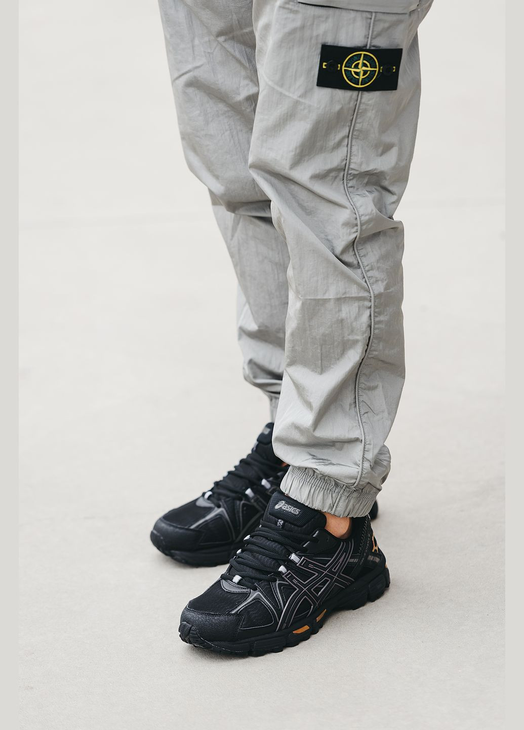 Кроссовки женские и мужские Asics Gel-Kahana 8 black rose gold | Асикс Гель-Кахана 8 черные No Brand чёрные всесезоны (315155250)