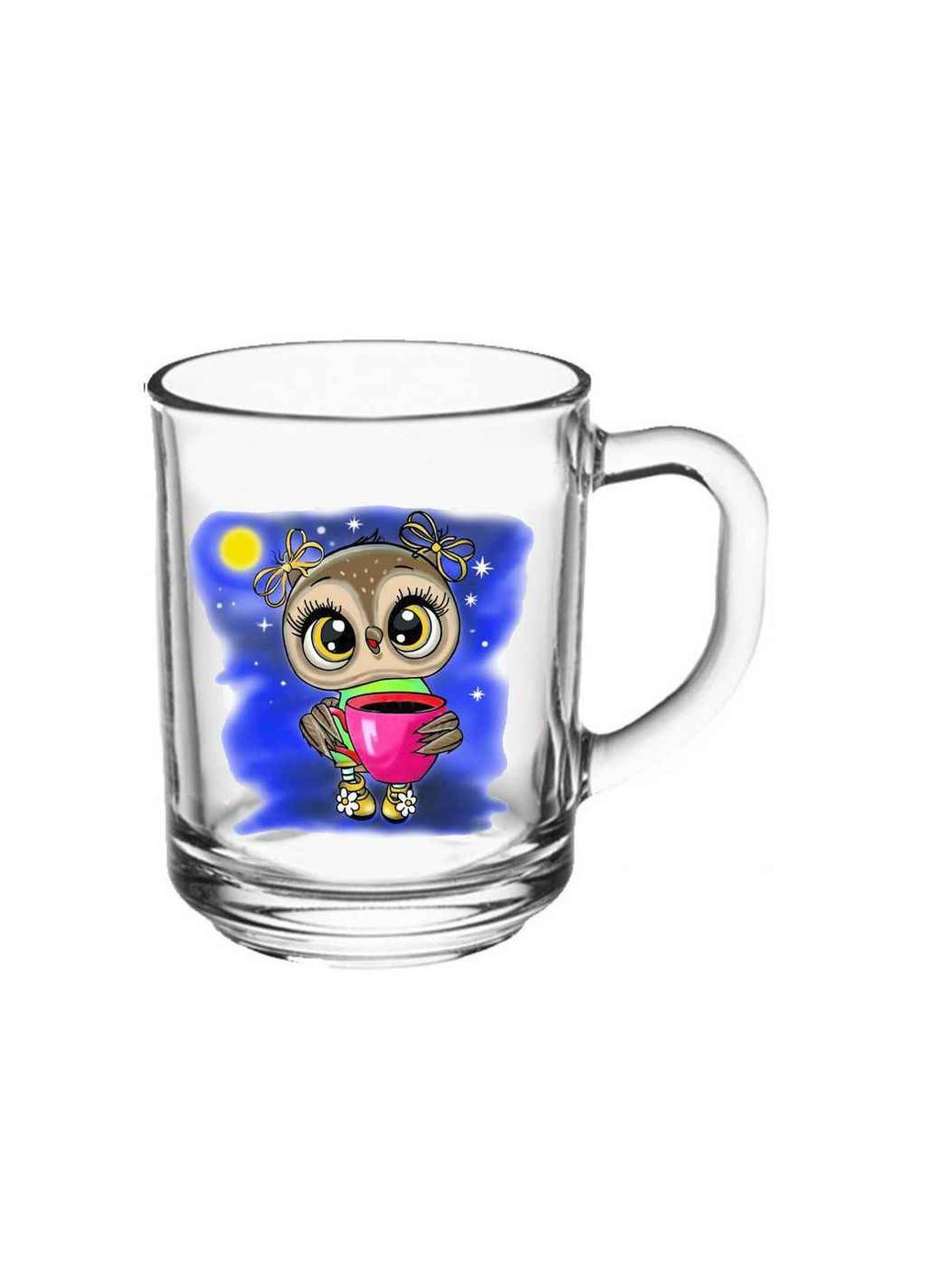 Чашка 250мл Green tea Веселые малыши Сова Farglass (354339102)