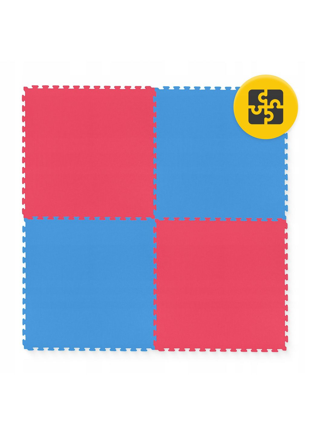 Мат-пазл (ласточкин хвост) Mat Puzzle EVA 100 x 100 x 2 cм Blue/Red () 4FIZJO P-5907739310002 (342758211)