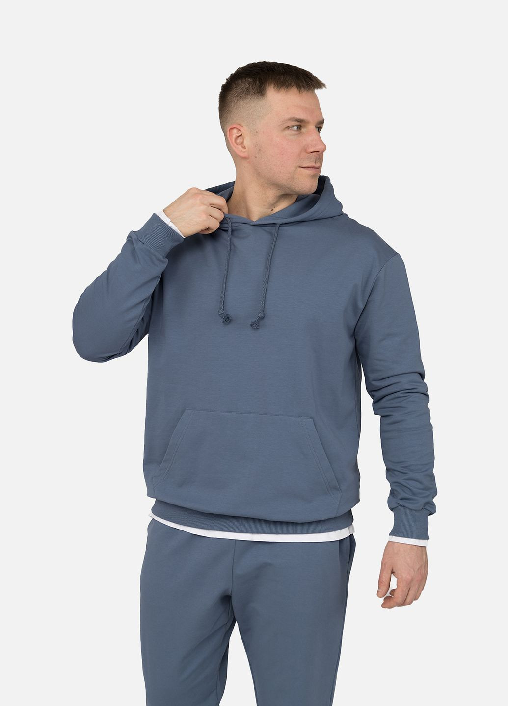 Худи мужской цвет синий ЦБ-00266198 Yuki (322371769)