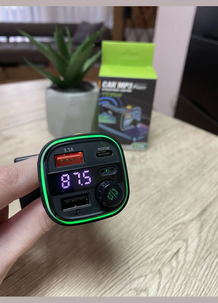 FM-модулятор в авто PD 25W Charger MP3 Bluetooth Трансмитер CAR (346483621)