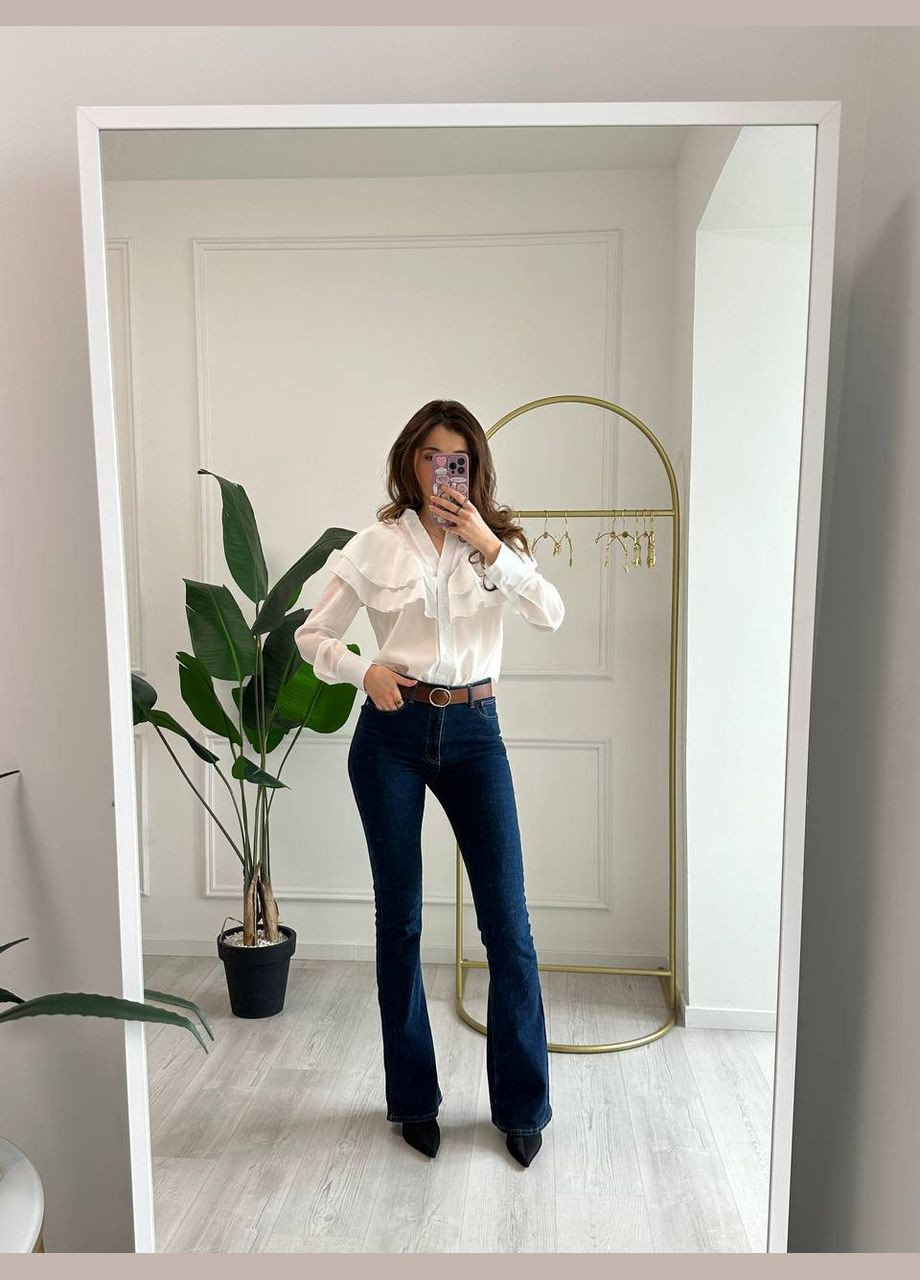 Белая блуза No Brand