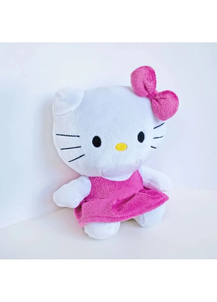 М'яка іграшка Кітті плюшева 20 см біла рожева Hello Kitty (398096240)
