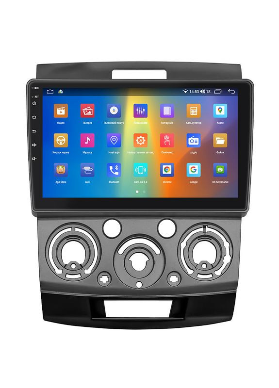 Штатна магнітола для Ford Everest II 2006-2009 екран 9" 2/32 Gb CarPlay 4G Wi-Fi GPS Prime 1 шт. Lesko (336198099)