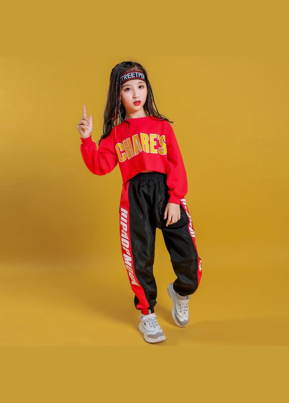 Дитячий спортивний костюм для хіп-хопу на дівчинку No Brand (314874256)
