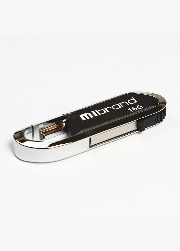USB флеш накопичувач (MI2.0/AL16U7B) Mibrand 16gb aligator black usb 2.0 (268143398)