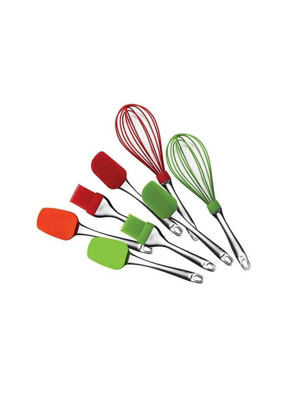 Набір кухонний силікон.4пр (пензликлопаткаложкавінчик )MR-1590 ТМ Maestro (334728723)