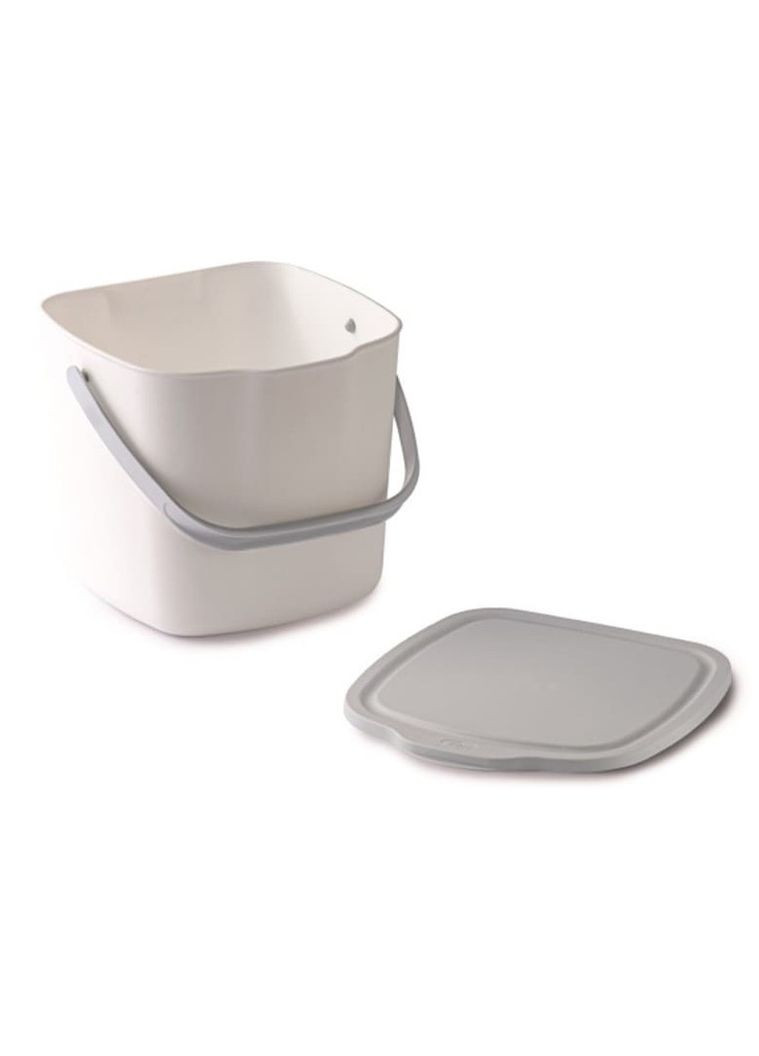 Контейнер для мусора Snips с крышкой и ручкой 3 л для кухни для отходов белый ProDobro (367267182)