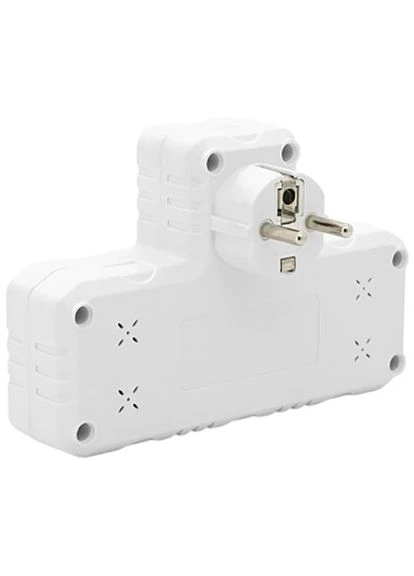 Розгалужувач 2 розетки 10A (F303-White) Voltronic (374314817)