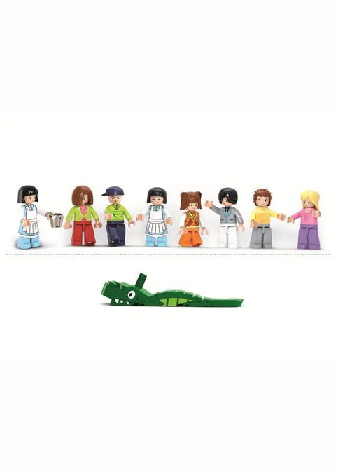 Конструктор серії Рожева мрія Літнє кафе на 306 деталей з рухомими елементами та 8 фігурками Sluban (328265987)