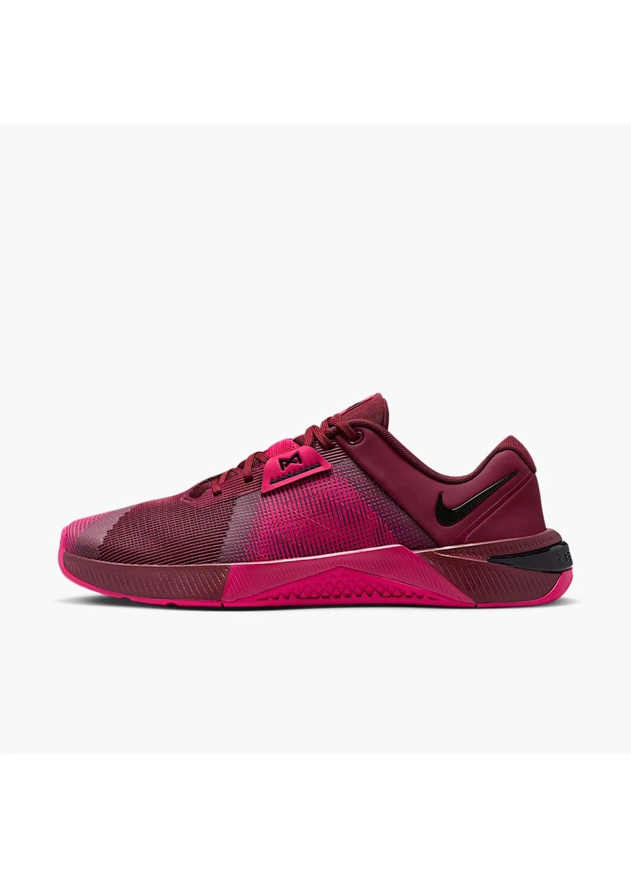 Комбіновані кросівки metcon 10 bordo/pink hj1875-600 демісезон Nike