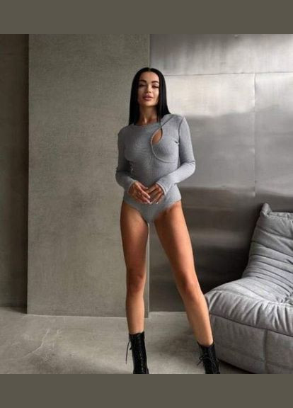 Боди базовый длинный рукав 354 No Brand (350886038)