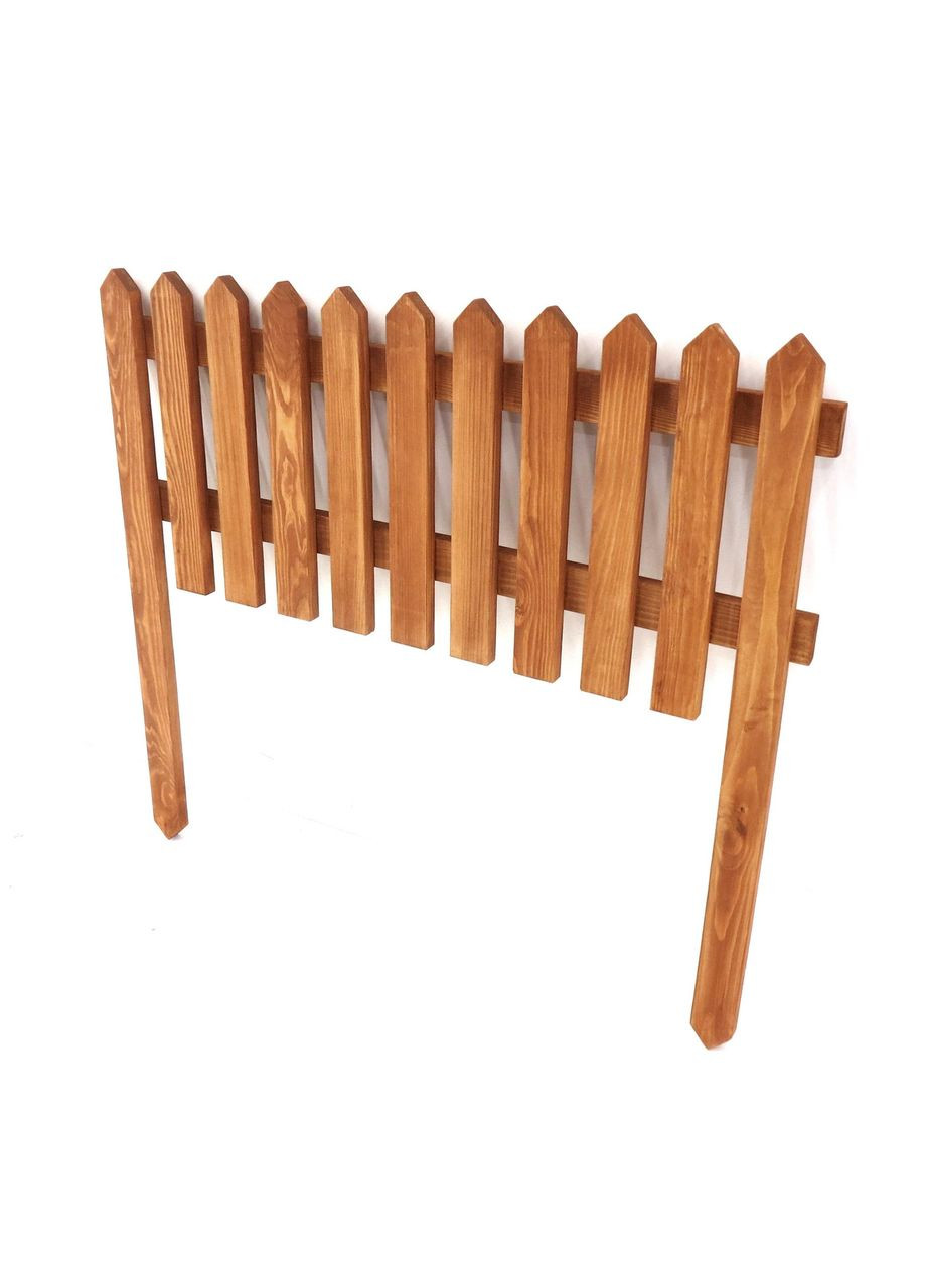 Огородження для клумб з дерева Веходель 90 шафран (ГБР-900406) No Brand (328960868)