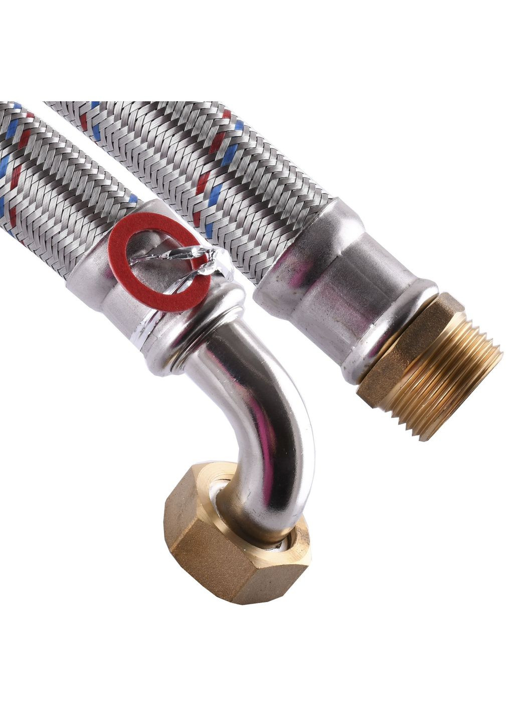 Шланг антивибрационный угловой 1″ ЗВ 1,0м HS3001 Solomon (336384476)