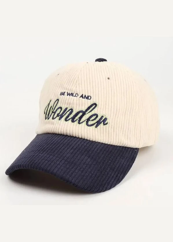 Кепка вельвет унисекс Wonder - молочная синяя No Brand Кепка (327880623)
