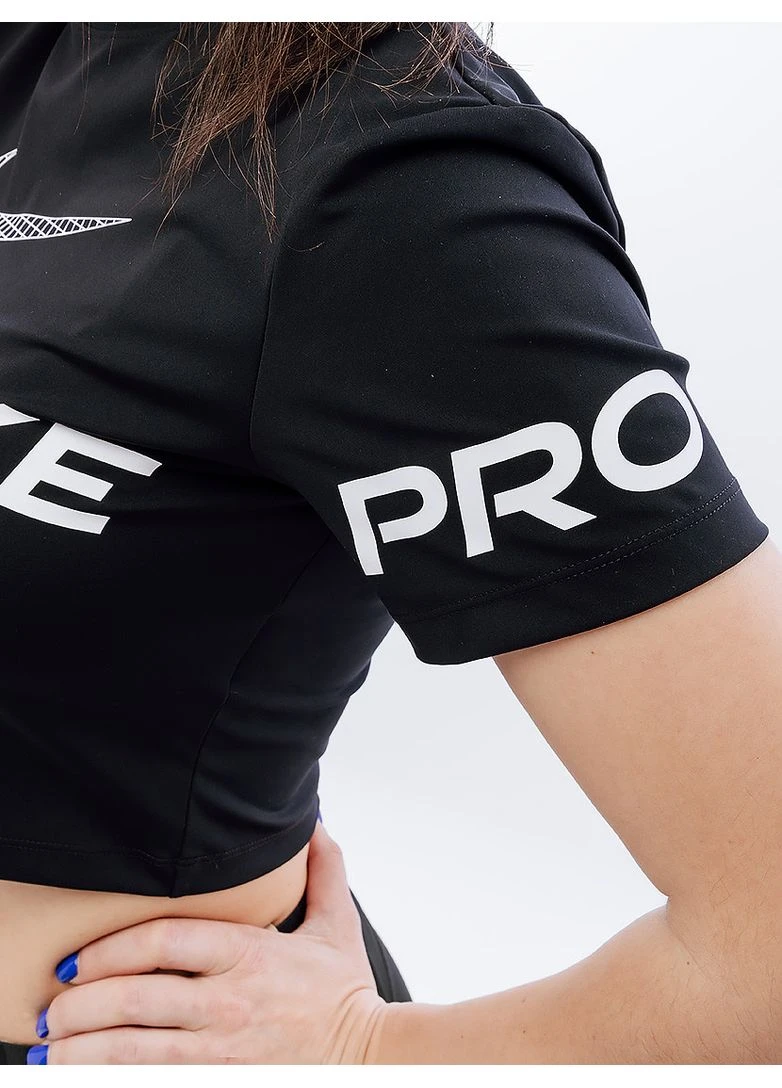 Тренировочная футболка W NP DF GRX SS CROP TOP DX0078-010 Nike - (386681322)