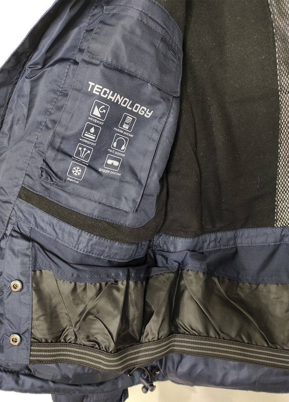 Темно-синя зимня термокуртка Crivit